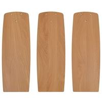 VidaXL Plafondventilator met lamp afstandsbediening 108 cm lichtbruin - thumbnail