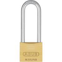 Abus hangslot solid 55/40mm goud - discus lang - sleutelslot - thumbnail
