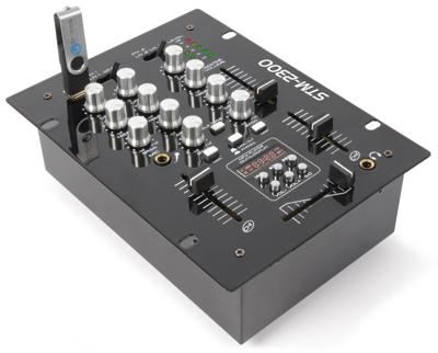 Skytec STM-2300 Mixer 2-Kanaals met USB/MP3-speler