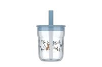 Mepal kinderglas mio 250 ml met rietje forest friends - thumbnail