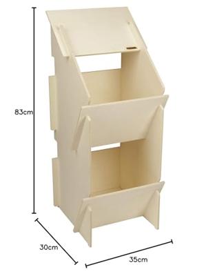 Kerbl Pluimvee Duo Legnest Hout Kerbl Pluimvee Duo Legnest Hout
