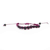 Edelsteen Armband Shungiet Shambala Paars - thumbnail