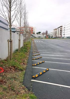 VISO PARKSTOP50 Parkeerstootbanden (l x b x h) 500 x 150 x 100 mm