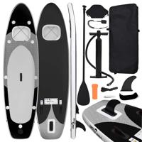 VidaXL Stand up paddleboardset opblaasbaar 360x81x10 cm zwart - thumbnail