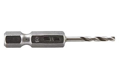 Wolfcraft 7256000 HSS Metaal-spiraalboor 2 mm Gezamenlijke lengte 47 mm Geslepen DIN 338 1/4 (6.3 mm) 1 stuk(s)