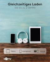 Goobay 64961 powerbank Lithium-Polymeer (LiPo) 5000 mAh Zwart - thumbnail