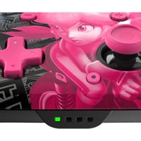PDP - Glow draadloze controller voor Nintendo Switch en Switch OLED - Grand Prix Peach - Zwart en roze - thumbnail