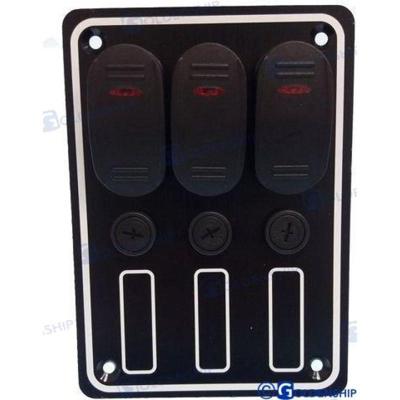 Panel interruptores intemperie GS11194 - PANEL 3 INT. BASCULANTES