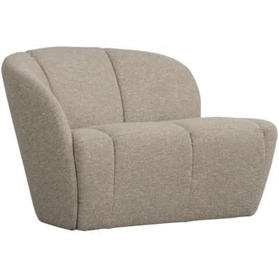 WOOOD 2-zits Bankje 'Mojo' Links, Bouclé, kleur Beige Melange