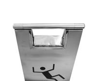 VISO PSG680X Opvouwbaar waarschuwingsbord (b x h) 230 mm x 600 mm - thumbnail