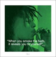 Kunstdruk Bob Marley - iQuote Herb 40x40cm - thumbnail