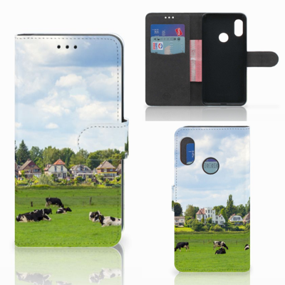 Xiaomi Mi A2 Lite | Telefoonhoesje | Met pasjeshouder | Koeien