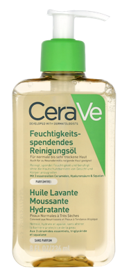 CeraVe Hydraterende Schuimende Reinigingsolie Normale tot Zeer Droge Huid 236ml