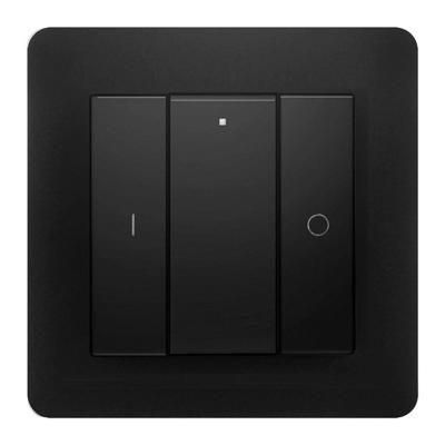 Draadloze Zigbee schakelaar van EcoDim - Geschikt voor 1 groep - Zwarte kleur Draadloze Zigbee schakelaar van EcoDim - Geschikt voor 1 groep - Zwarte kleur