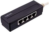 LogiLink MP0032 Zwart network splitter - thumbnail