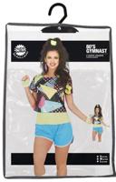 80&apos;s Gymnast Dames Kostuum - thumbnail