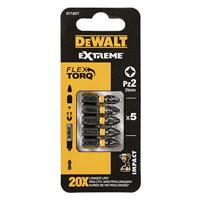 DeWALT DT7387T Extreme Impact Torsion Schroefbits PZ2 25mm VE=5 - thumbnail
