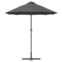 Tuinparasol Antraciet 380 x 196 x 235 cm Poedergecoat staal - thumbnail