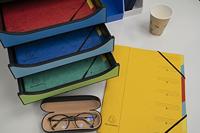 Exacompta Sorteermap 7-delig, blauw - thumbnail