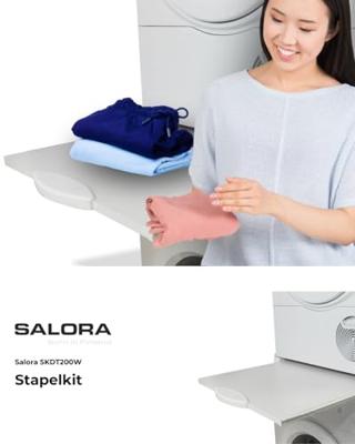Salora SKDT200W Wasmachine Tussenstuk 60x60 cm Wit