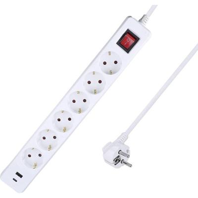 AS Schwabe 11377 Stekkerdoos Wit Randaarde stekker 1 stuk(s)