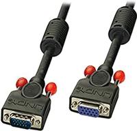 LINDY 36399 VGA-kabel M/F, zwart 20 m - thumbnail
