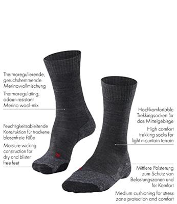 FALKE 3-paar TK2 Cool heren wandelsokken - Anti zweet wandelsokken voor dames en heren - Hiking sokken - Multipack - Voordeelverpakking