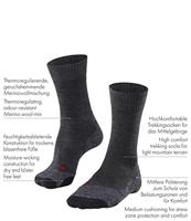 FALKE 3-paar TK2 Cool heren wandelsokken - Anti zweet wandelsokken voor dames en heren - Hiking sokken - Multipack - Voordeelverpakking - thumbnail