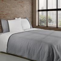 Dommelin Dommelin Dekbedovertrek Bari Percal 200TC Muisgrijs-Leisteengrijs 240x200/220 cm - thumbnail
