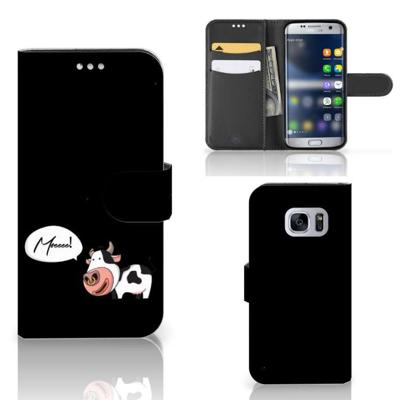 Samsung Galaxy S7 Leuk Hoesje Cow Samsung Galaxy S7 Leuk Hoesje Cow