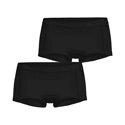 2-pack dames boxershort- Zwart - Multipack katoenen dames onderbroeken