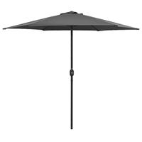 VidaXL Parasol met aluminium paal 270x246 cm antracietkleurig - thumbnail