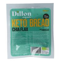 Dillon Organic Keto brood chia flax glutenvrij bio demeter 250 Gram - thumbnail