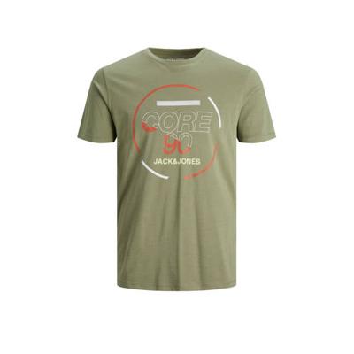JACK & JONES CORE T-shirt Star met printopdruk groen
