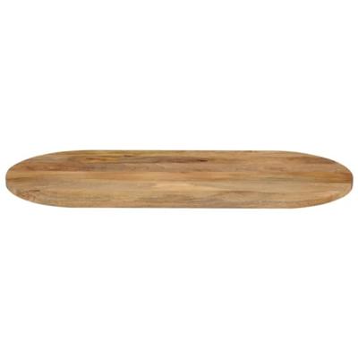 Tafelblad ovaal 110x50x3,8 cm massief mangohout