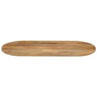 Tafelblad ovaal 110x50x3,8 cm massief mangohout - thumbnail