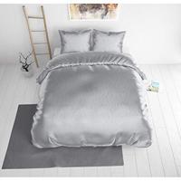 RoyalTextile - Beauty Skin Care Dekbedovertrek Micropercal - Silver - 240 x 220 - thumbnail
