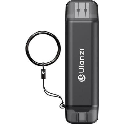 Ulanzi CR3 3-in-1 Card Reader 4.0 met USB en USB-C