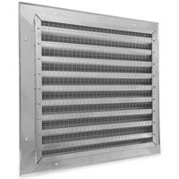 Buitenmuurrooster Inbouwmaat (bxh) 400 X 400mm - Rvs 304 - thumbnail