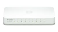 D-Link GO-SW-5E/E Ethernet Easy Desktop Switch 8 poorten. wit - thumbnail