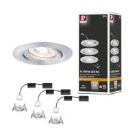 Paulmann 92975 EBL Nova mini Plus Coin LED-inbouwlamp Set van 3 stuks 4.20 W Aluminium - thumbnail