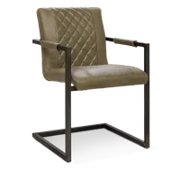 Armstoel Kenzo - Antigo Olive - thumbnail