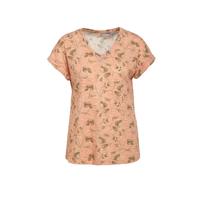Fransa T-shirt met all over print zalm - thumbnail