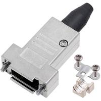 encitech DTSL09-RG-SJS-M3-T-K 6560-5217-31 D-sub behuizing Aantal polen: 9 Tinspuitgiet 180 ° Metaal 1 stuk(s) - thumbnail