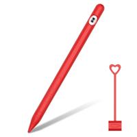 Geschikt voor Apple Pencil1 Generation StylusTouch pen silicone beschermkap pendop (rood) - thumbnail