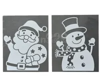Raamsticker Kerst Wit Assorti 1st - thumbnail