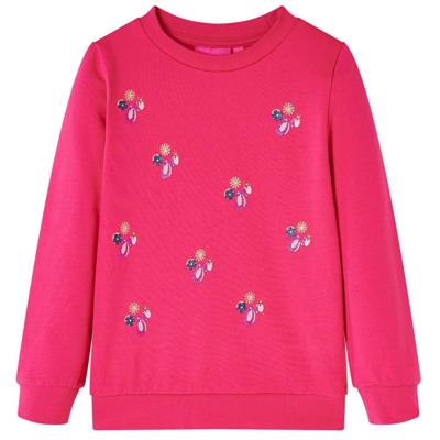 VidaXL Kindertrui 128 felroze
