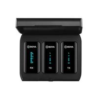 Boya Wireless Microphone 2.4 Ghz 2 transmitter 1 receiver - thumbnail