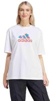 Dames-T-Shirt met Korte Mouwen Adidas Flower Badge of Sports Gt Maat S - thumbnail