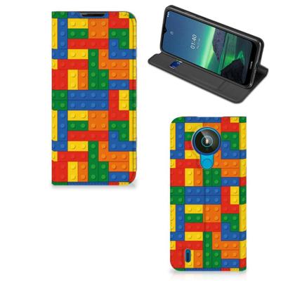 Nokia 1.4 | Hoesje met Magneet | Blokken